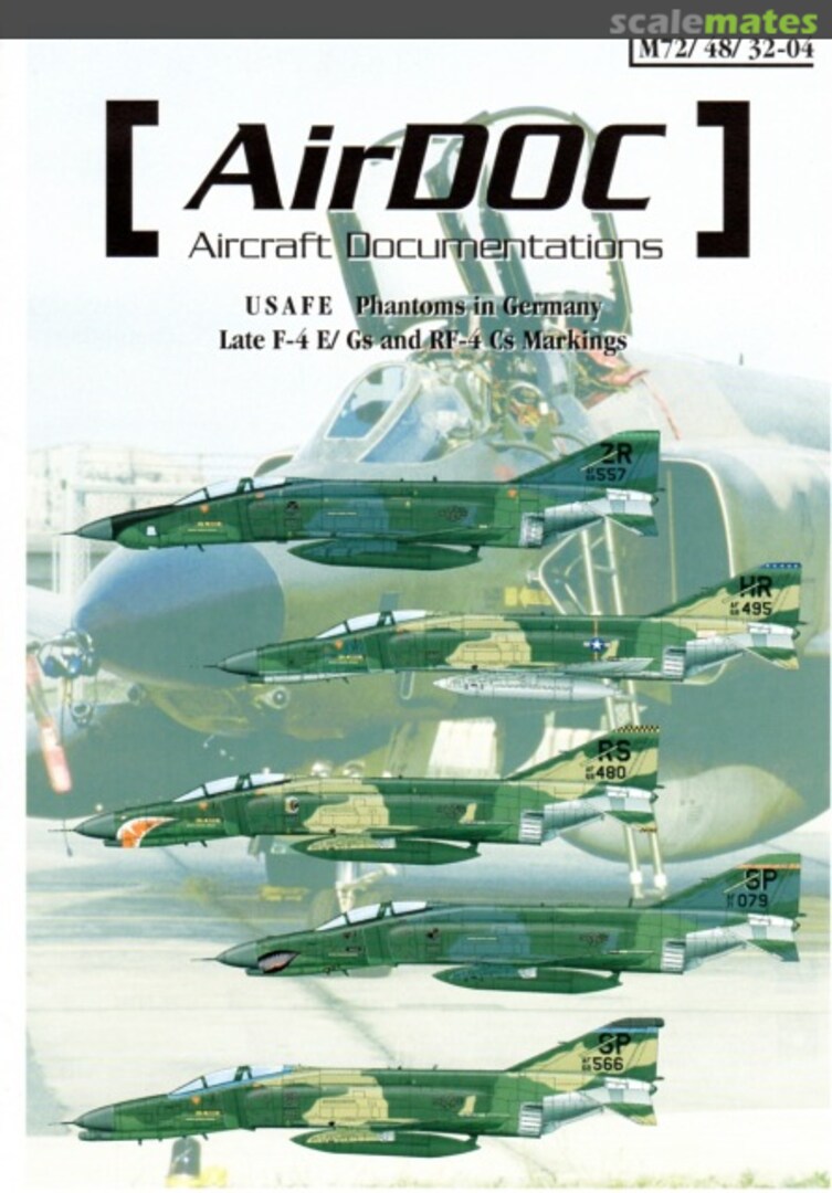 Boxart USAFE Phantoms in Germany Late F-4 E/Gs and RF-4 Cs Markings M48-04 AirDOC