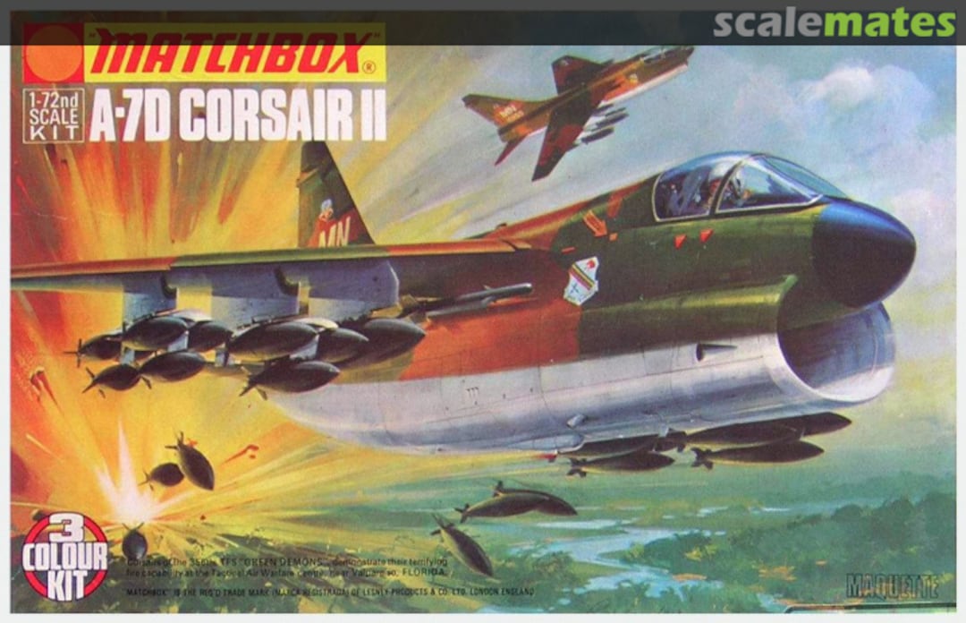 Boxart A-7D Corsair II PK-101 Matchbox