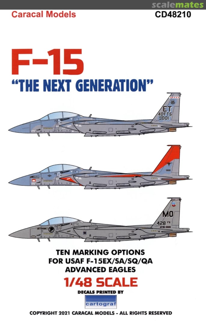 Boxart F-15 CD48210 Caracal Models