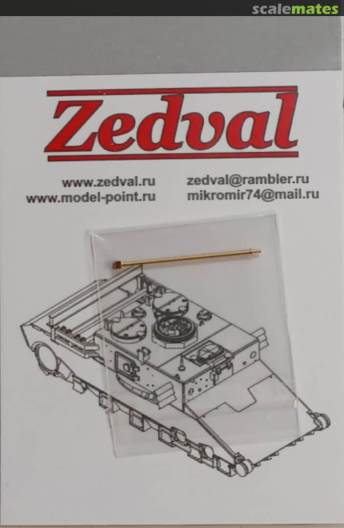 Boxart 30mm cannon barrel A72002 Zedval