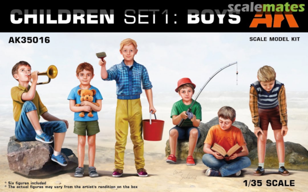 Boxart Children Set 1: Boys AK35016 AK Interactive