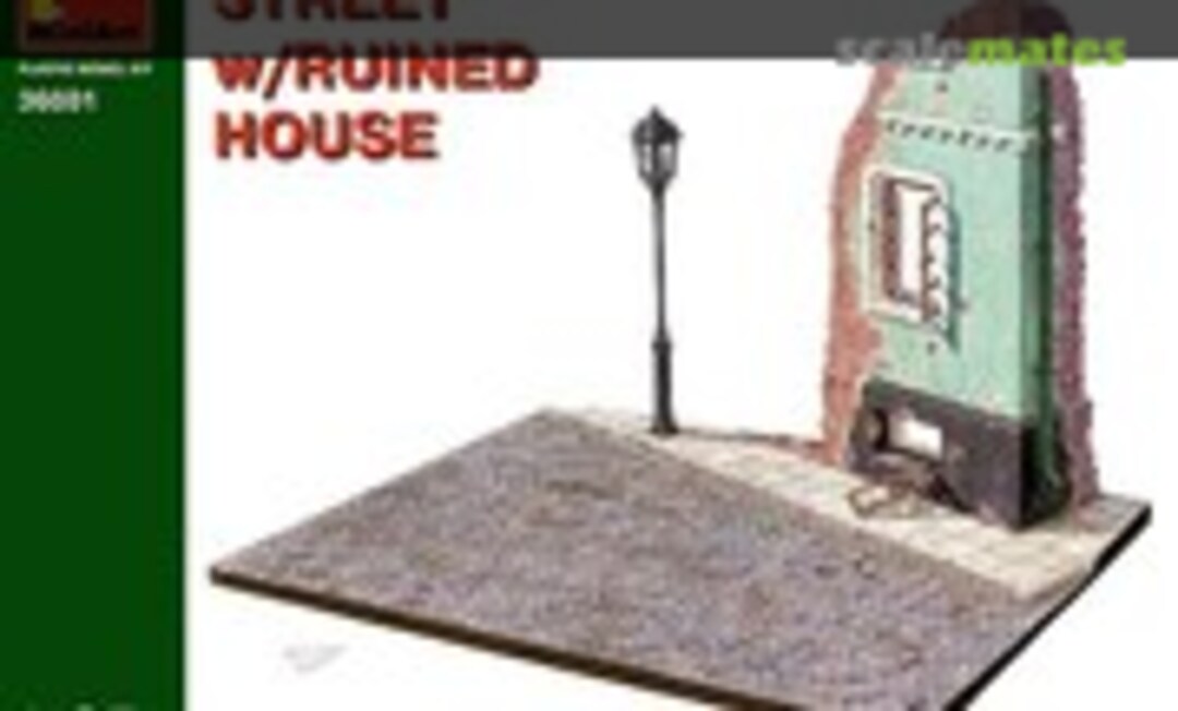 1:35 STREET w/RUINED HOUSE (MiniArt 36001)