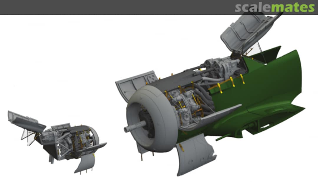 Boxart Fw 190A-7 engine & fuselage guns 648941 Eduard