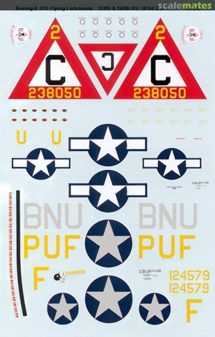 Boxart Boeing B-17F/G Flying Fortresses 72-0870 Microscale