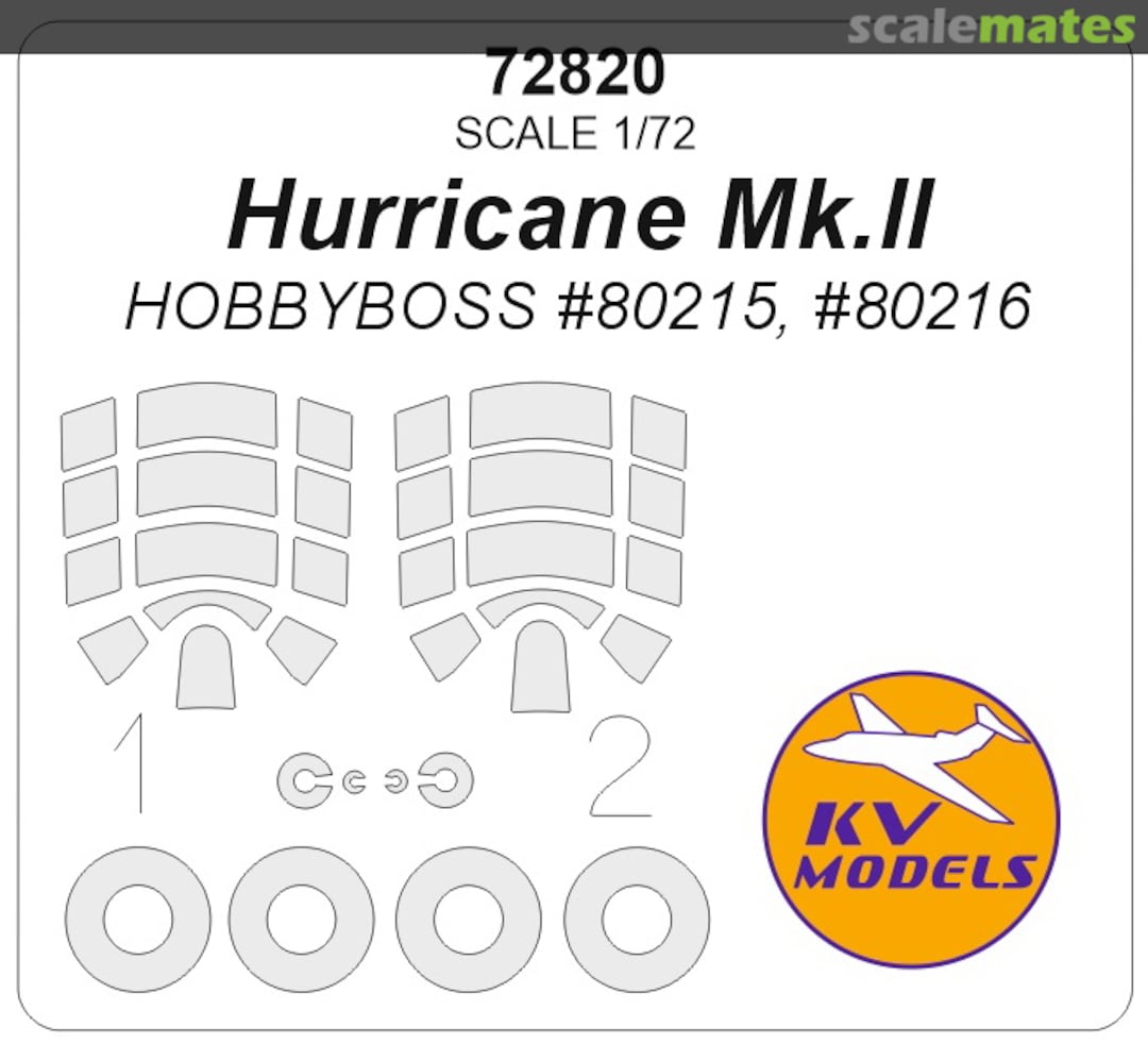 Boxart Hurricane Mk.II 72820 KV Models