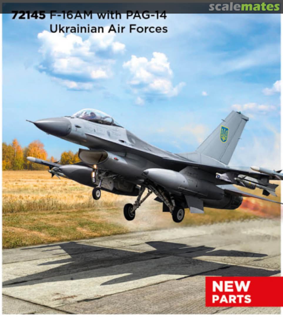 Boxart F-16AM 72145 ICM