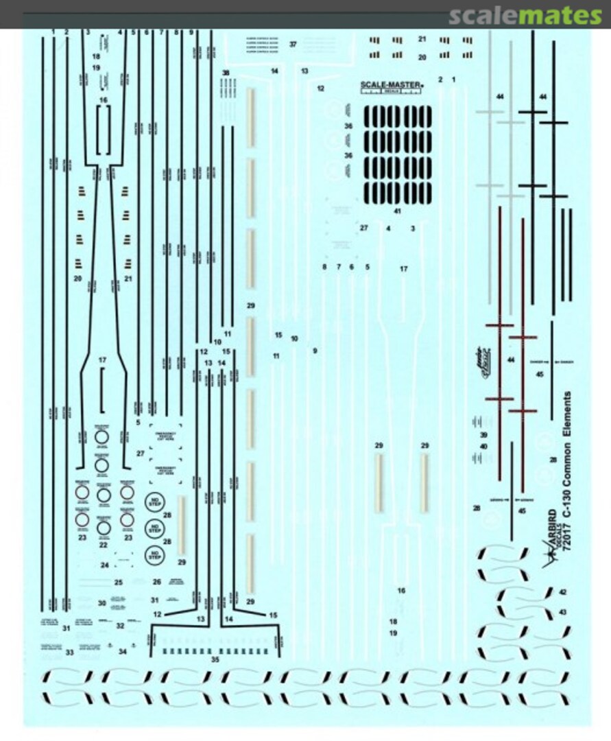 Boxart Lockheed C-130 72017 Warbird Decals