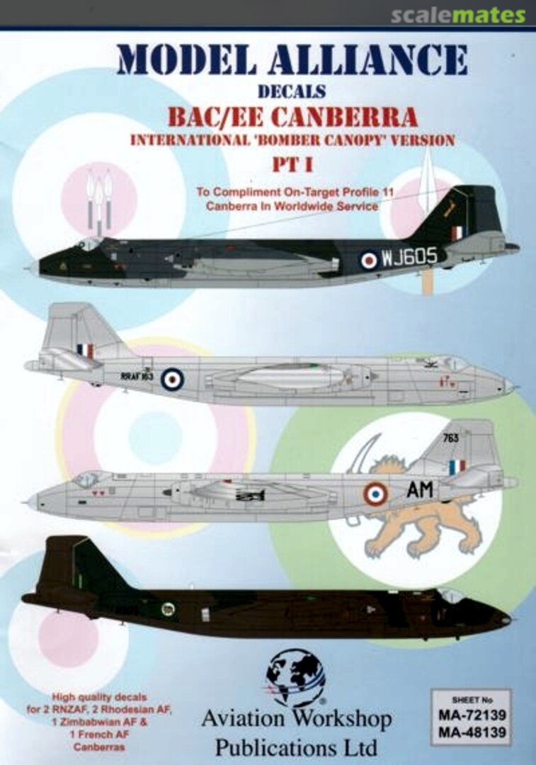 Boxart BAC/EE Canberra MA-72139 Model Alliance