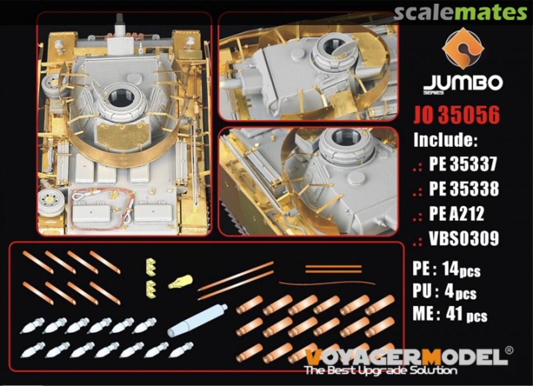 Boxart Pz.KPfw. III Ausf N late version Jumbo Set JO35056 Voyager Model