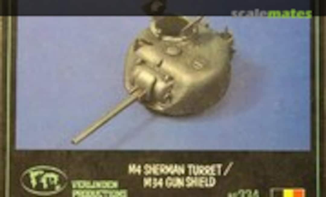 1:35 M4 Sherman Turret / M34 Gun Shield (Verlinden Productions 334)