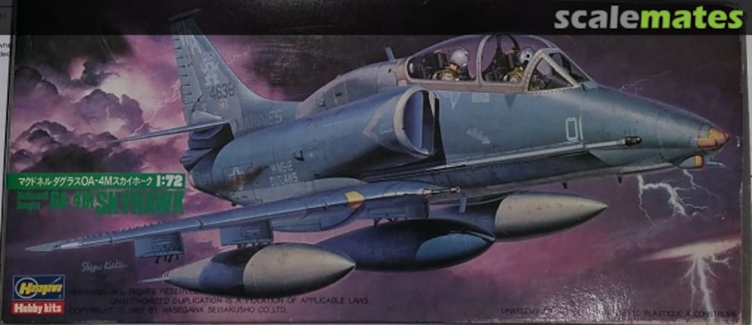 Boxart McDonnell Douglas OA-4M Skyhawk 613 Hasegawa