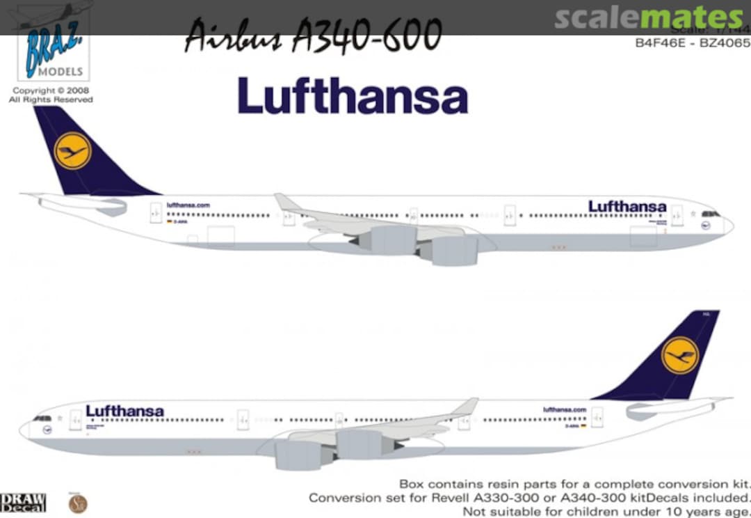 Boxart Airbus A340-642 BZ4065 Bra.Z Models