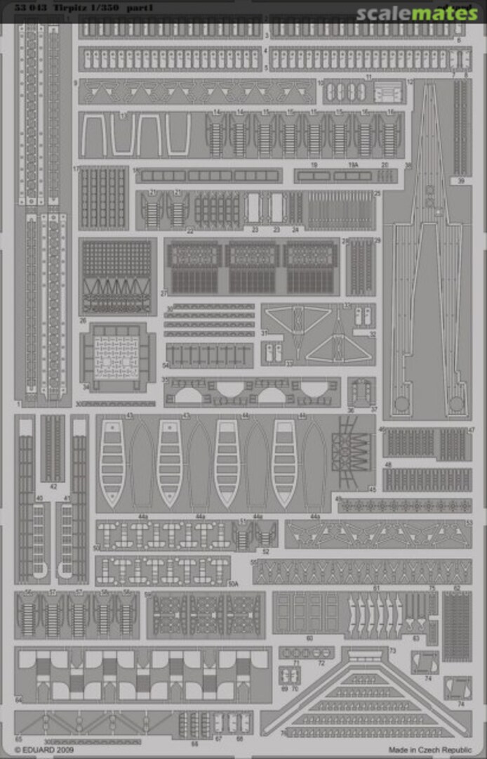 Boxart Battleship Tirpitz (PE) 53043 Eduard