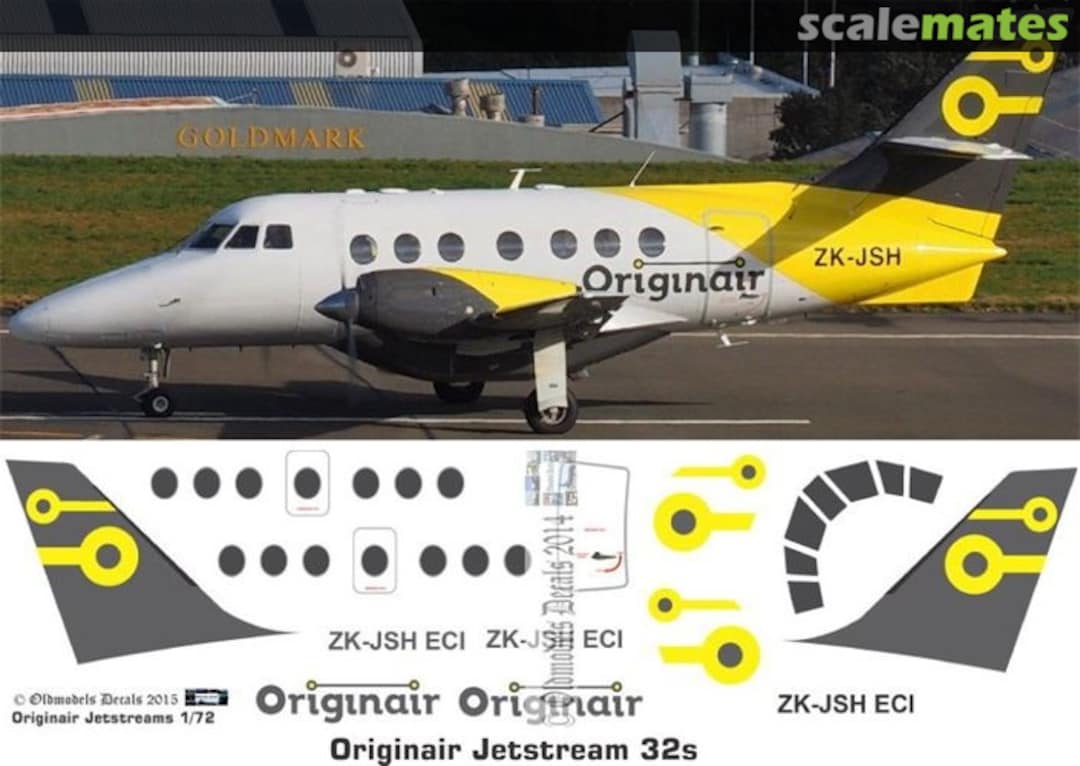 Boxart Originair Jetstream 32 OMD0925 Oldmodels Decals