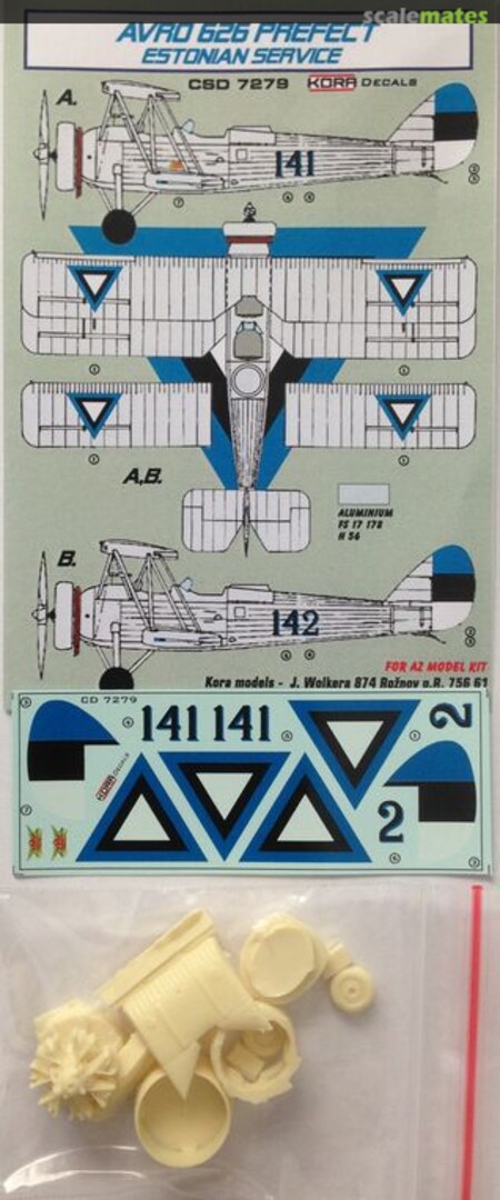 Boxart Avro 626 Prefect CSD7279 Kora Models