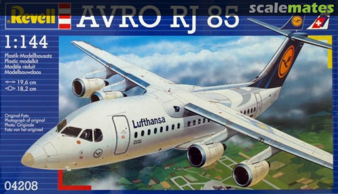 Boxart AVRO RJ 85 04208 Revell