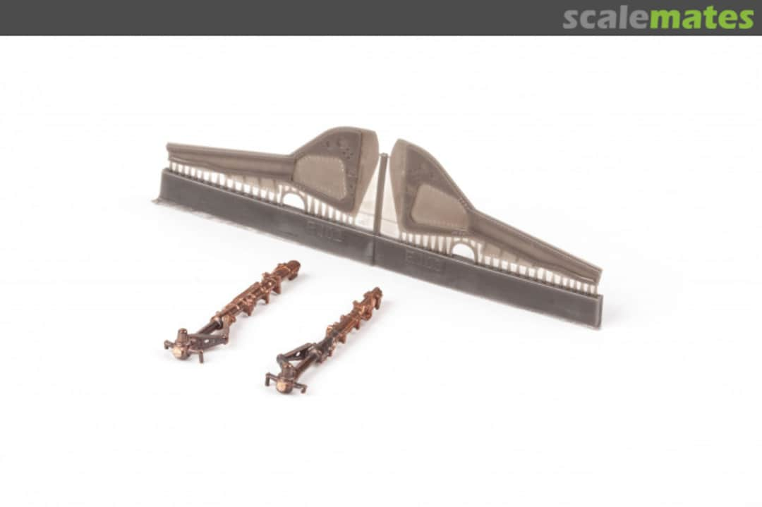 Contents Fw 190A-7 undercarriage legs BRONZE 648942 Eduard