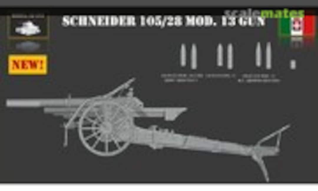 1:35 Schneider 105/28 Mod.13 Gun (MODEL 3D INT IT-ART3)