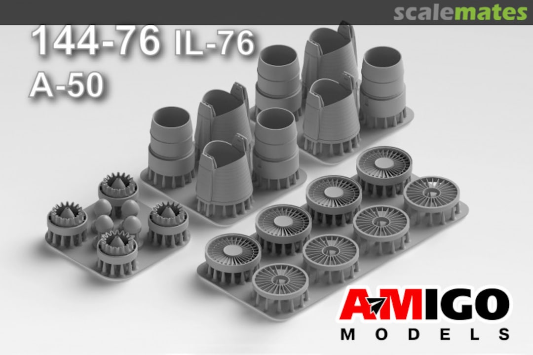 Boxart D-30KP for the Il-76MD, A-50 144-76 Amigo Models