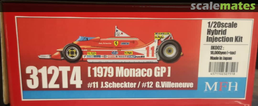 Boxart Ferrari 312T4 ik002 Model Factory Hiro