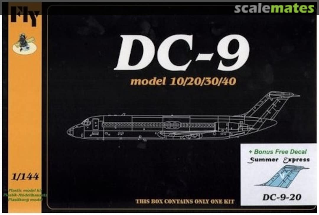 Boxart DC-9 model 10/20/30/40 14409 Fly