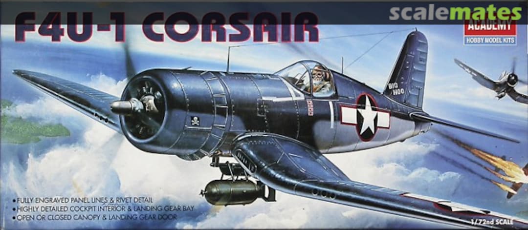 Boxart F4U-1 Corsair 1657 Academy