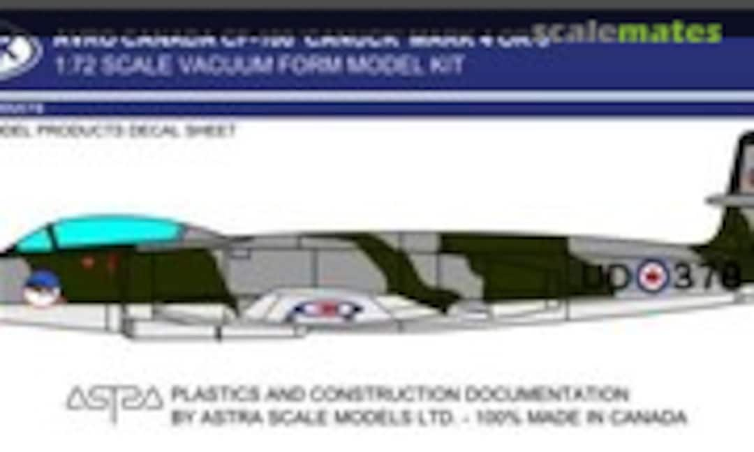 1:72 Avro Canada CF-100 'Canuck' Mark 4 or 5 (Canuck Model Products 033-72-1)