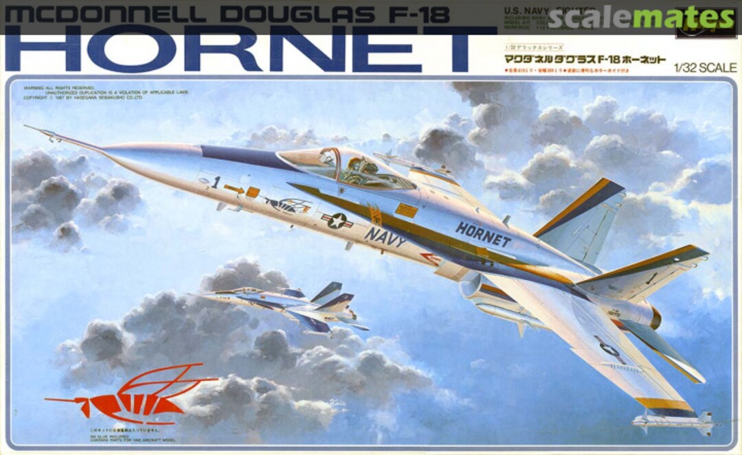 Boxart F-18 Hornet S23 Hasegawa