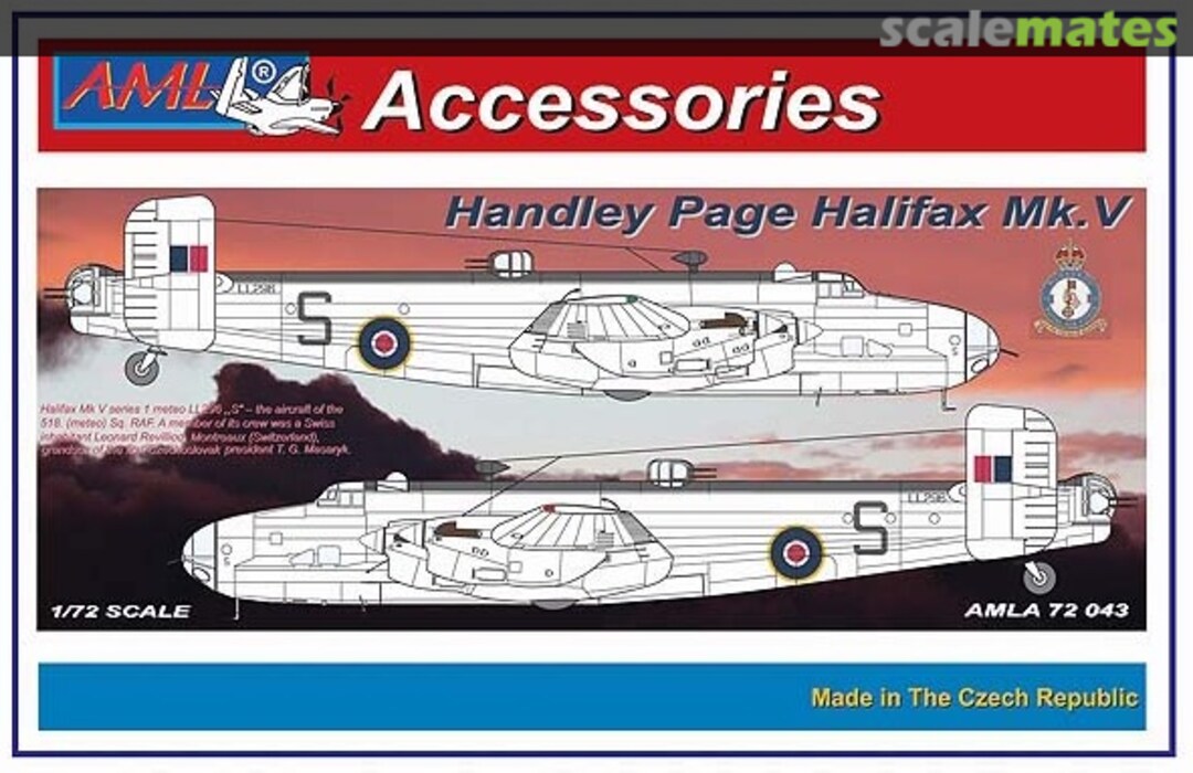 Boxart Handley Page Halifax Mk.V AMLA 72043 AML