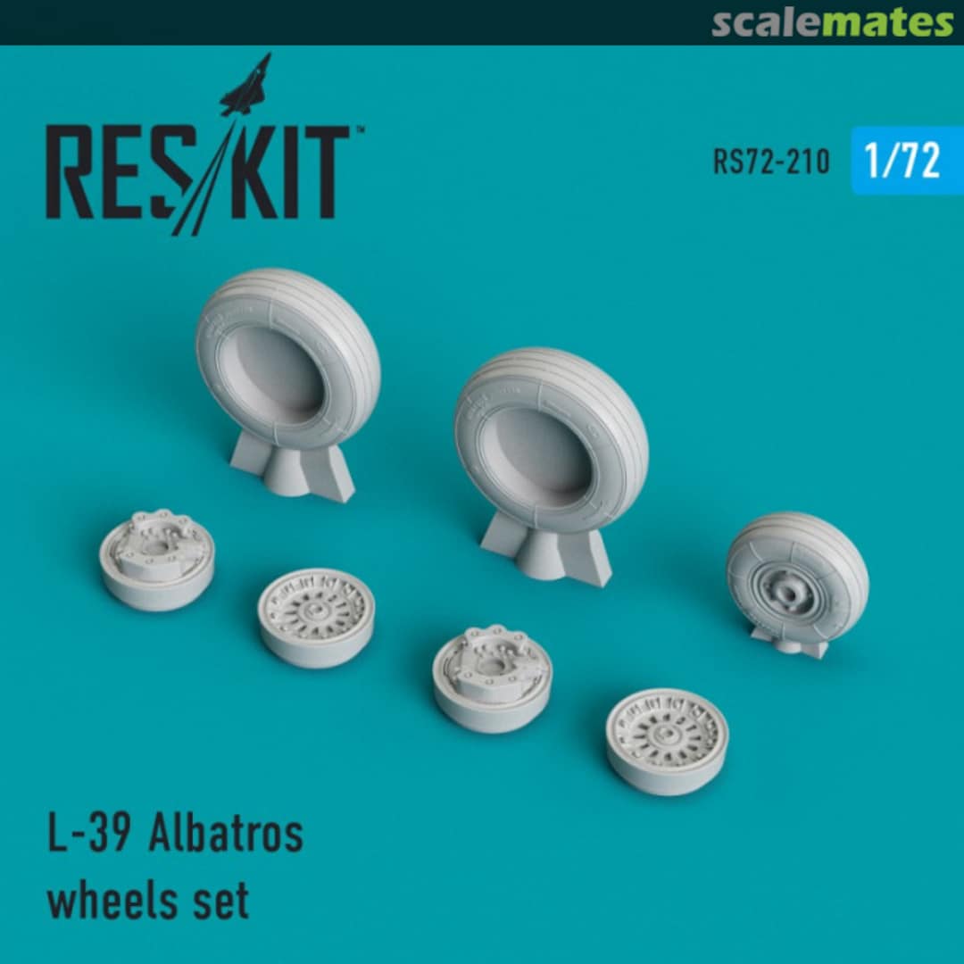 Boxart L-39 Albatros - wheels set RS72-0210 ResKit