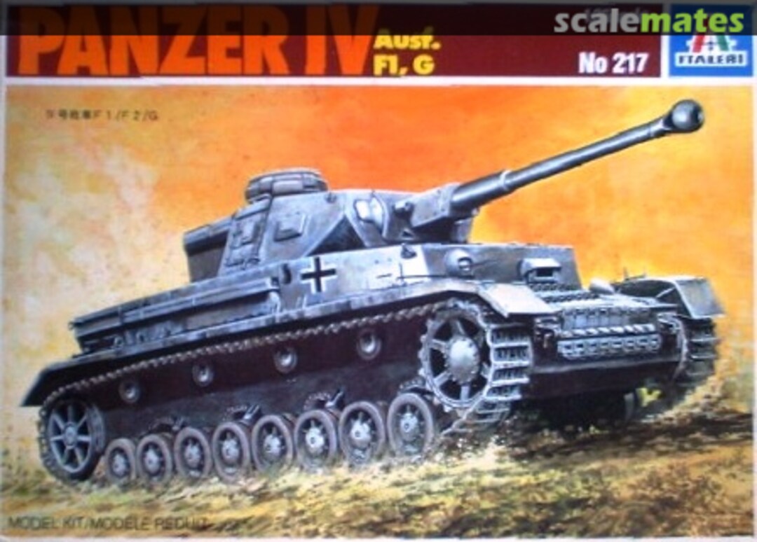 Boxart Panzer IV Ausf. F1/G 217 Italeri