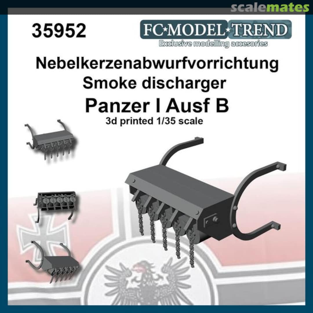 Boxart Nebelkerzenabwurfvorrichtung Panzer I Ausf B 35952 FC Model Trend