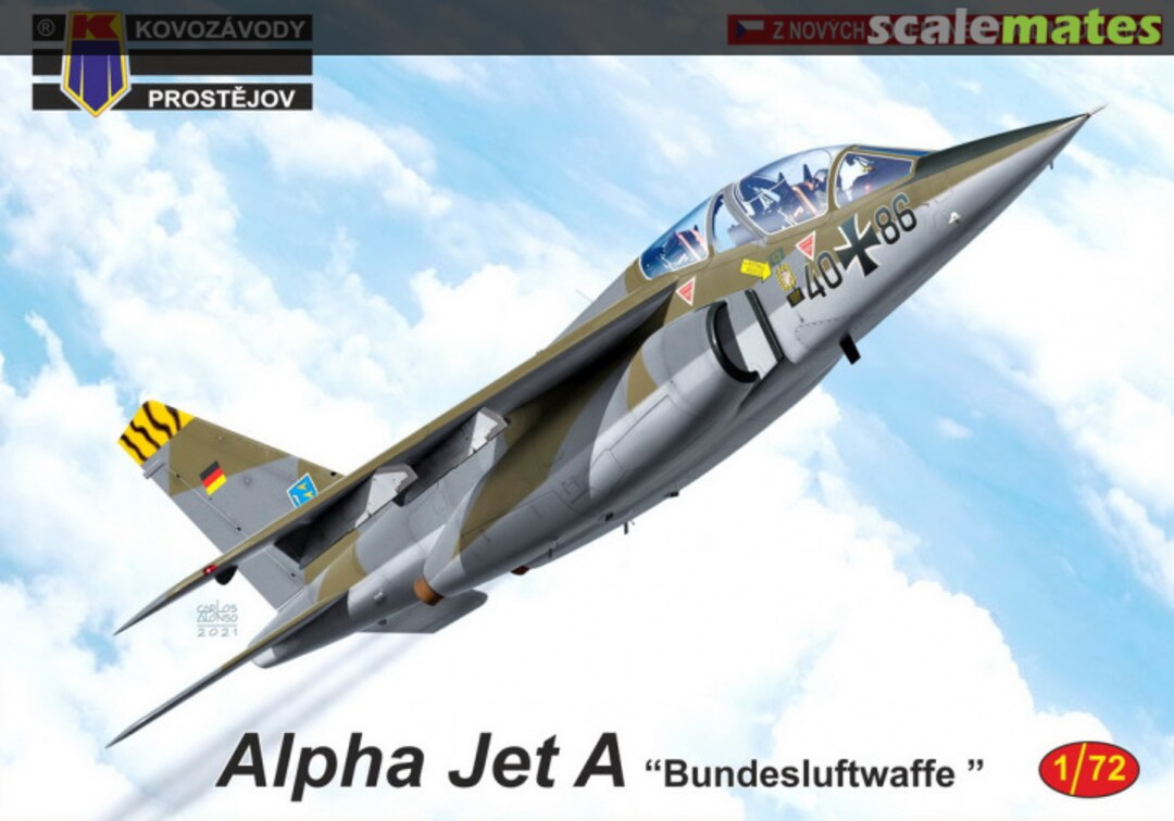 Boxart Alpha Jet A KPM72266 Kovozávody Prostějov