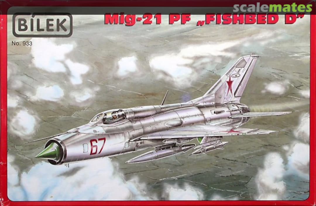 Boxart MiG-21PF "Fishbed D" 933 Bilek