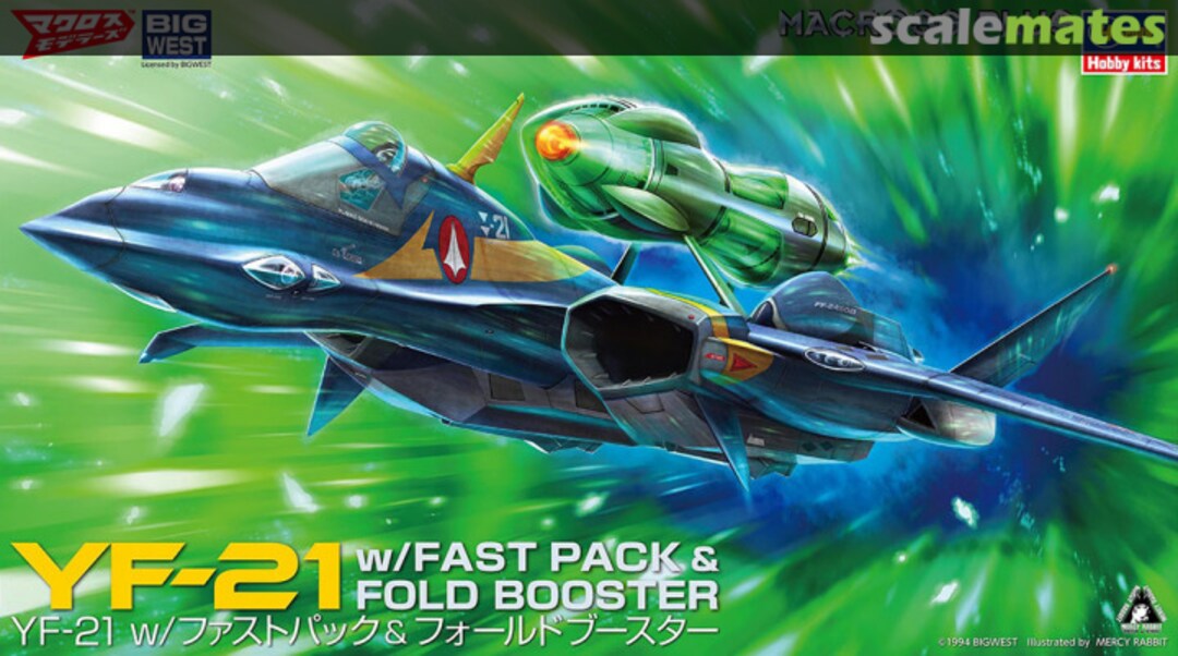 Boxart YF-21 w/Fast Pack & Fold Booster 65887 Hasegawa