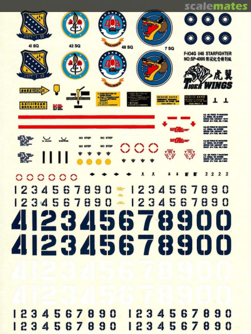 Boxart F-104G SP-4006 Tiger Wings