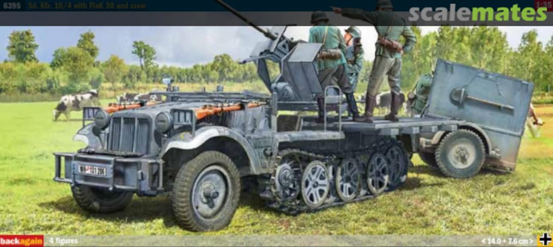 Boxart Sd. Kfz. 10/4 with FlaK 30 and crew  Italeri