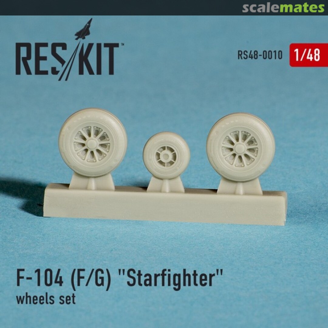 Boxart Lockheed F-104 F/G"Starfighter" wheels set RS48-0010 ResKit