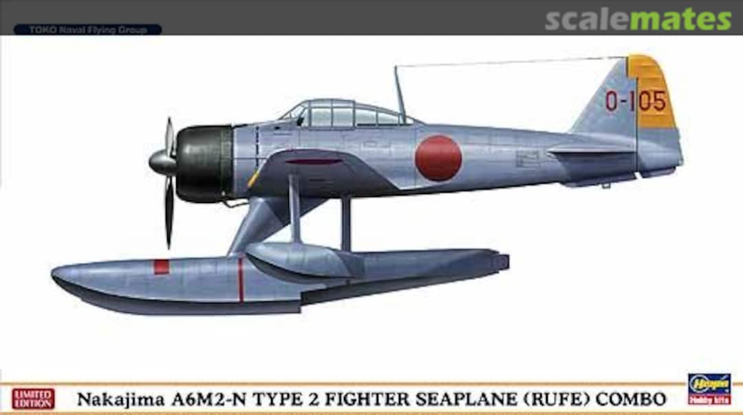 Boxart Nakajima A6M2-N Type 2 Fighter Seaplane (Rufe) Combo 01936 Hasegawa