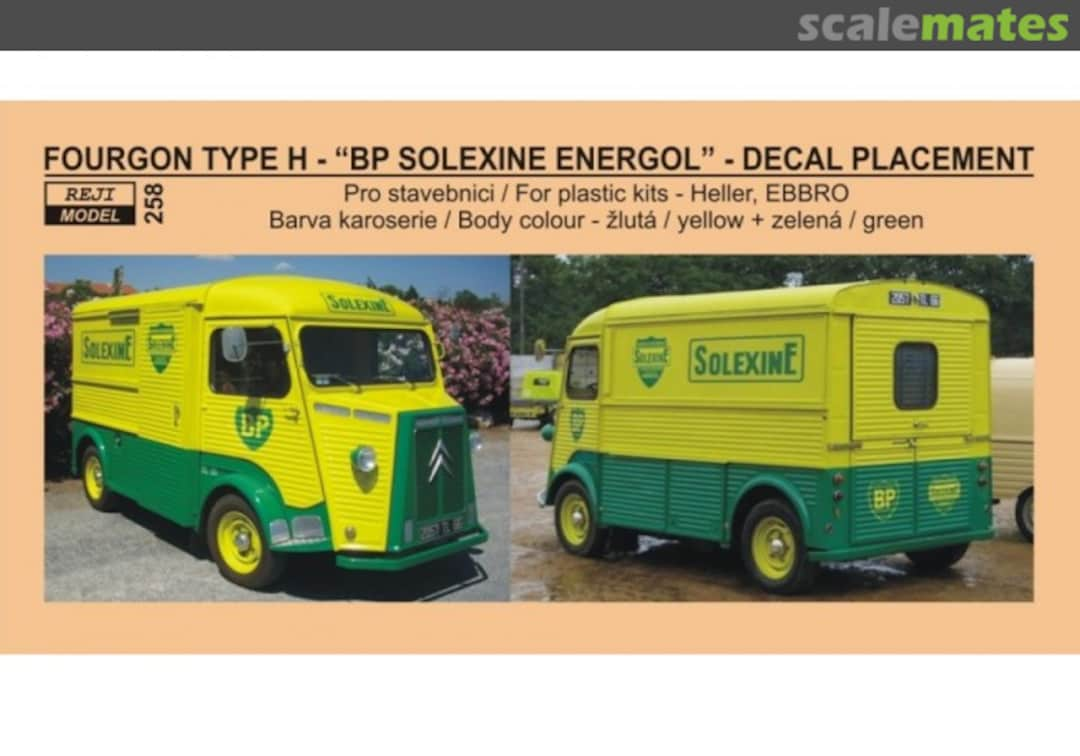 Boxart Citroën Type H BP Solexine Energol 258 REJI Model