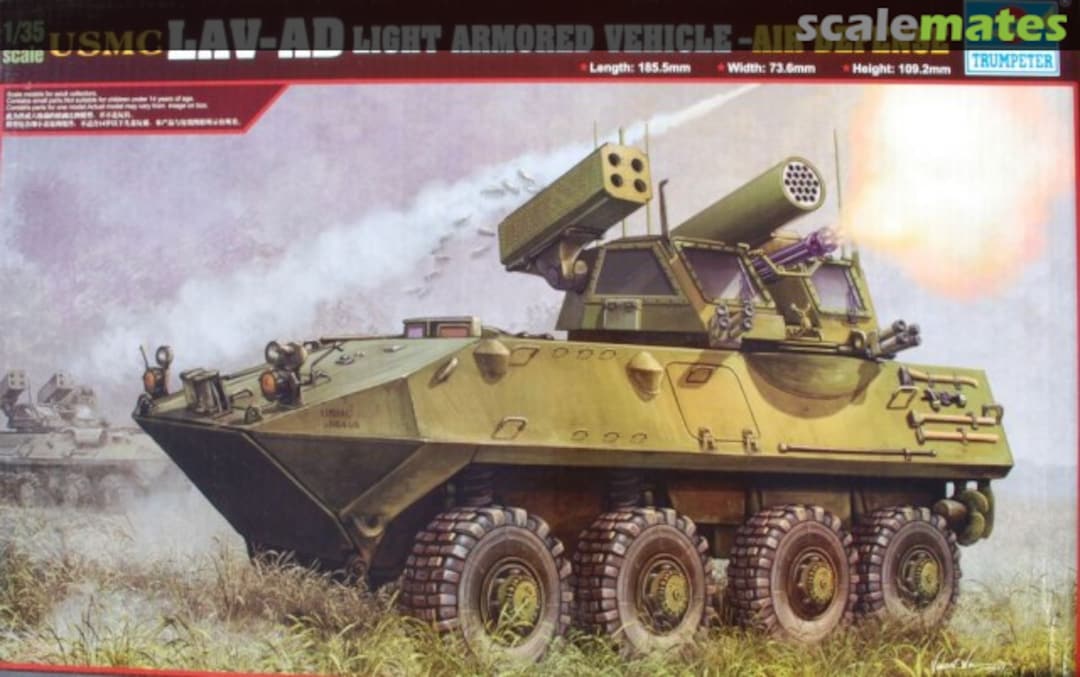 Boxart LAV-AD (Light Armored Vehicle-Air Defense) 00393 Trumpeter