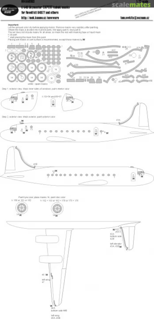 Boxart Douglas DC-4 EXPERT NWAM161 New Ware