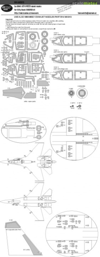 Boxart Su-30MK ADVANCED kabuki masks NWAM0819 New Ware