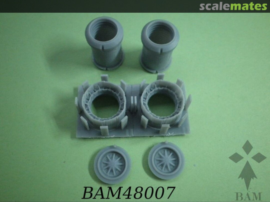 Boxart Exhausts for Rafale B/C/M BAM48007 BAM Models