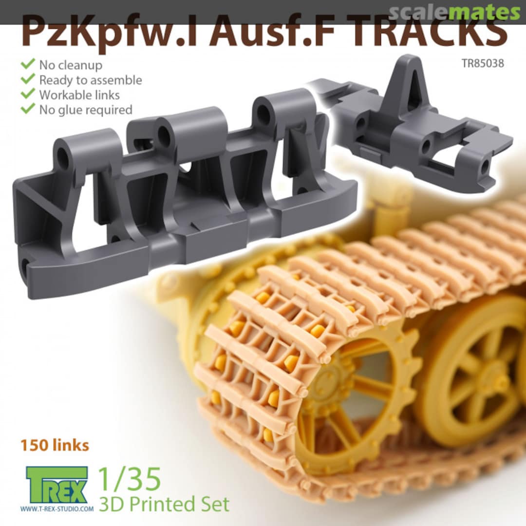 Boxart PzKpfw.I Ausf.F Tracks TR85038 T-Rex Studio