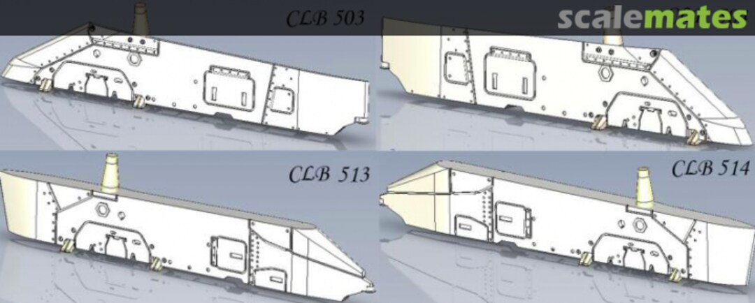 Boxart CLB 503; 504; 513 and 514 Bomb Launcher Pylon AC 48 88 L'Arsenal