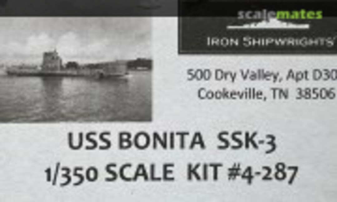 1:350 USS Bonita SSK-3 (Iron Shipwrights 4-287)