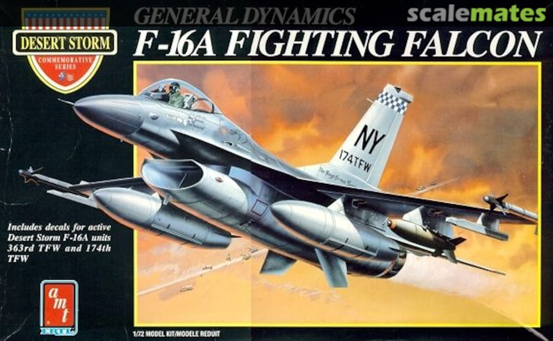 Boxart F-16A Fighting Falcon 8702 AMT/ERTL