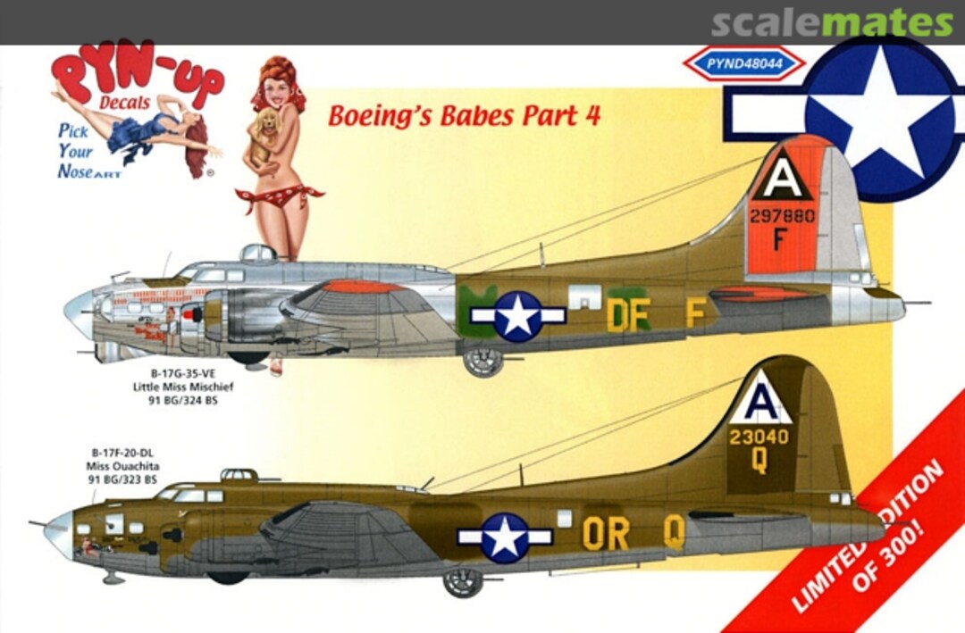 Boxart Boeing's Babes Part 4 PYND48044 Pyn-Up Decals