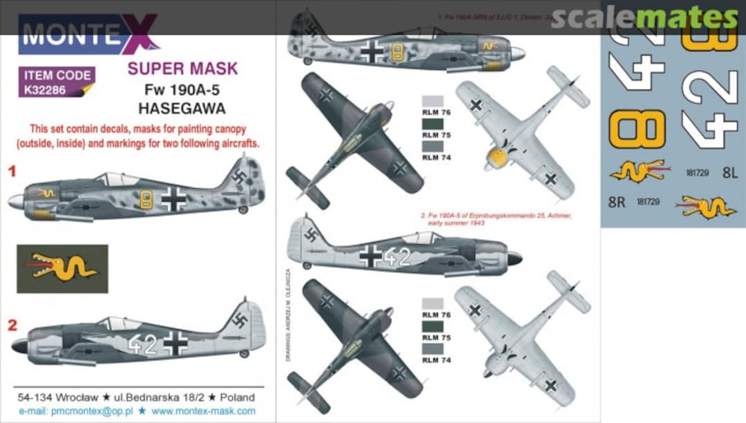 Boxart Fw 190A-5 K32286 Montex